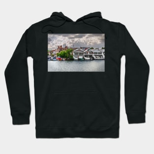 Boathouses At Henley on Thames Hoodie